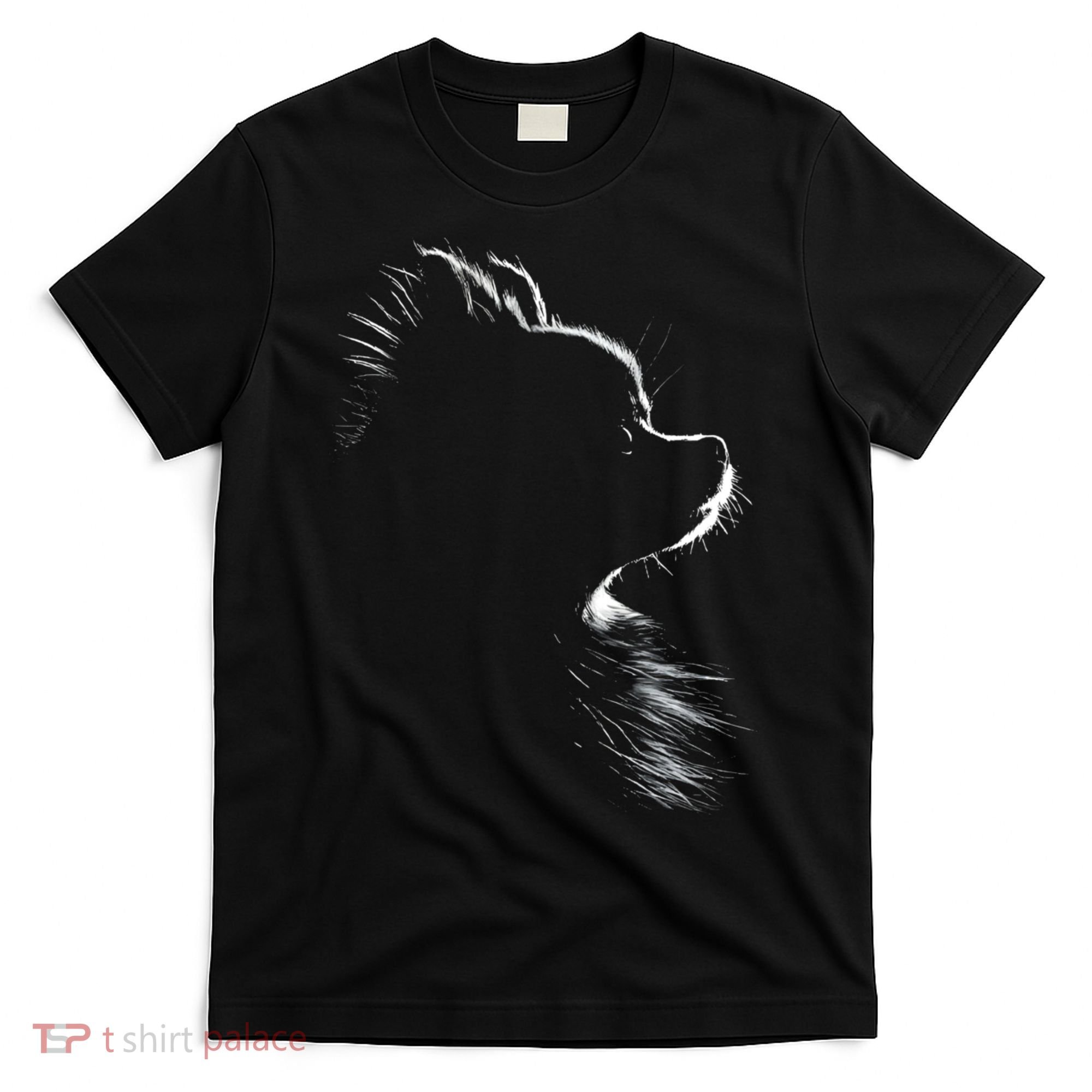 Retro Pomeranian Silhouette T-Shirt