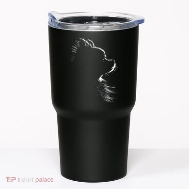 Retro Pomeranian Silhouette Tumbler