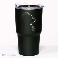 Retro Pomeranian Silhouette Tumbler thumb 0