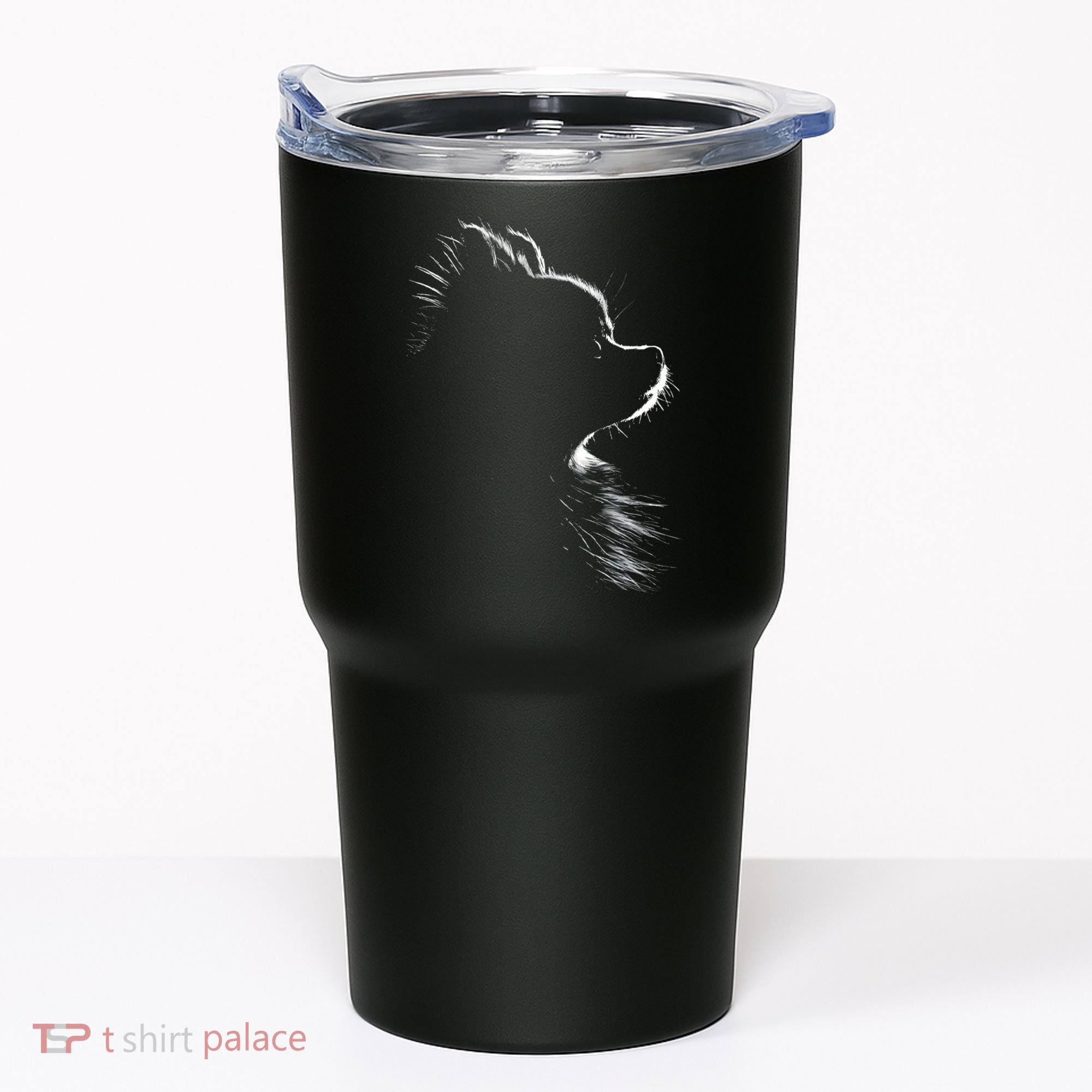 Retro Pomeranian Silhouette Tumbler
