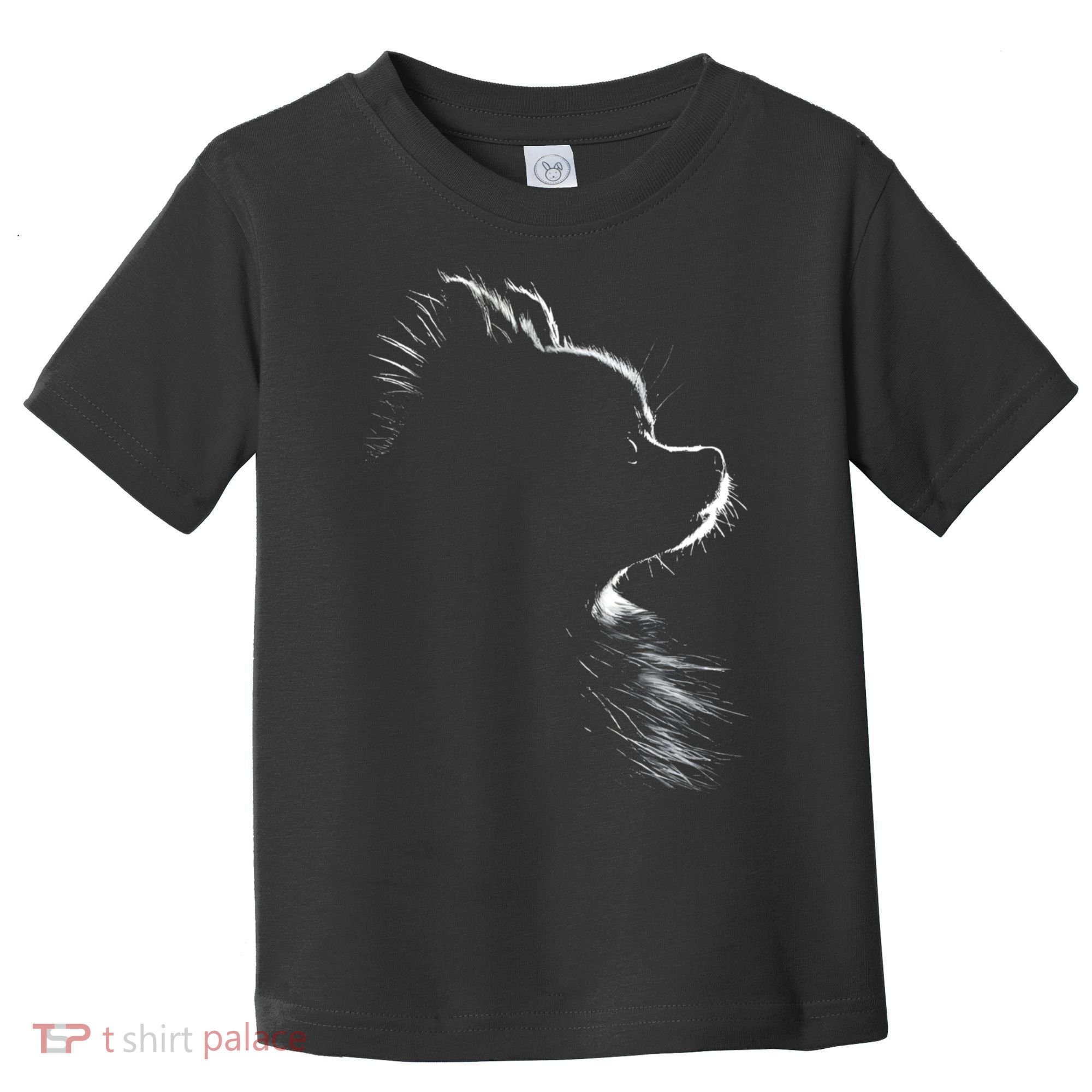 Retro Pomeranian Silhouette Toddler T-Shirt