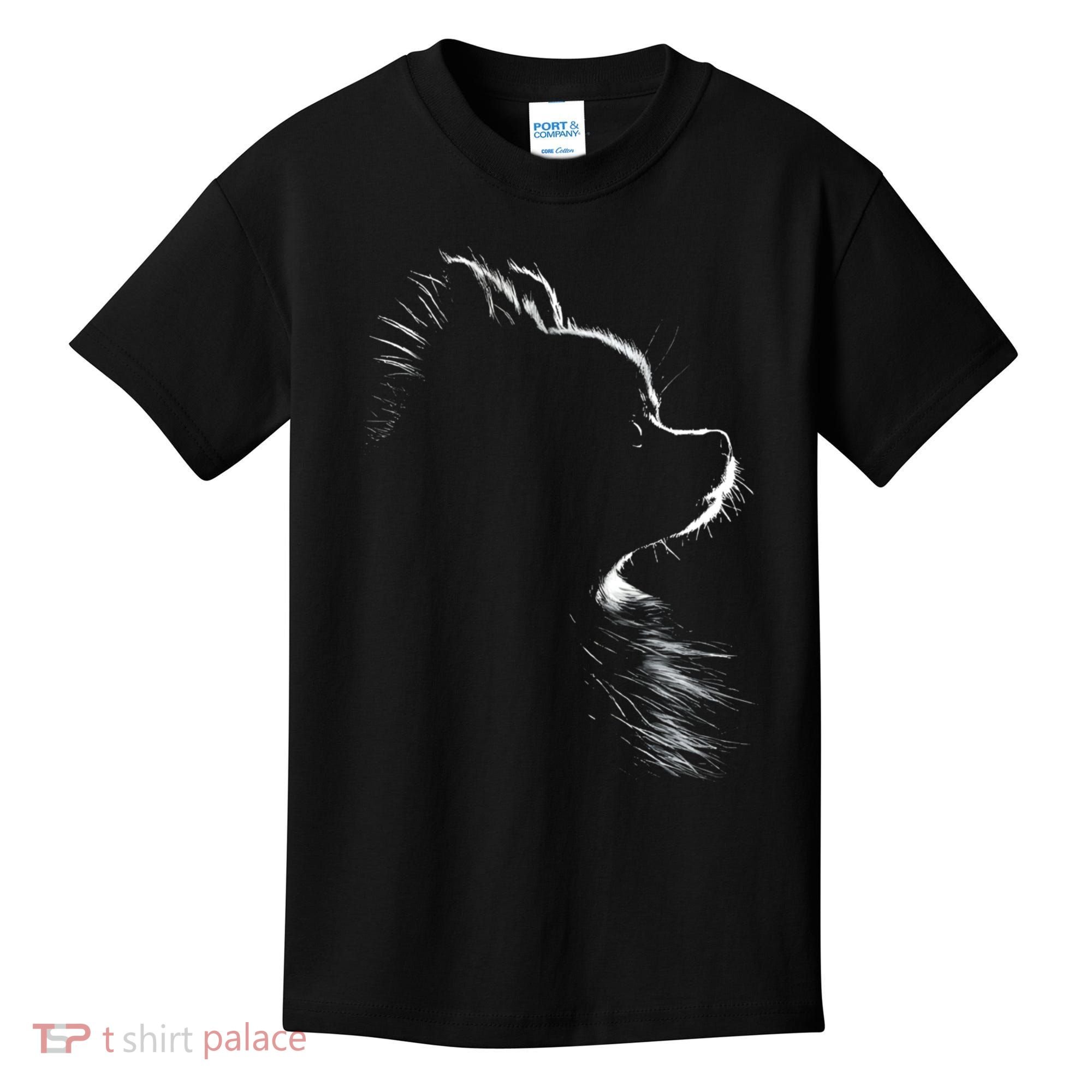 Retro Pomeranian Silhouette Kids T-Shirt