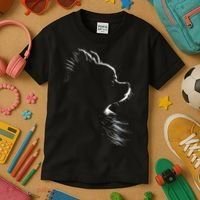Retro Pomeranian Silhouette Kids T-Shirt thumb 3
