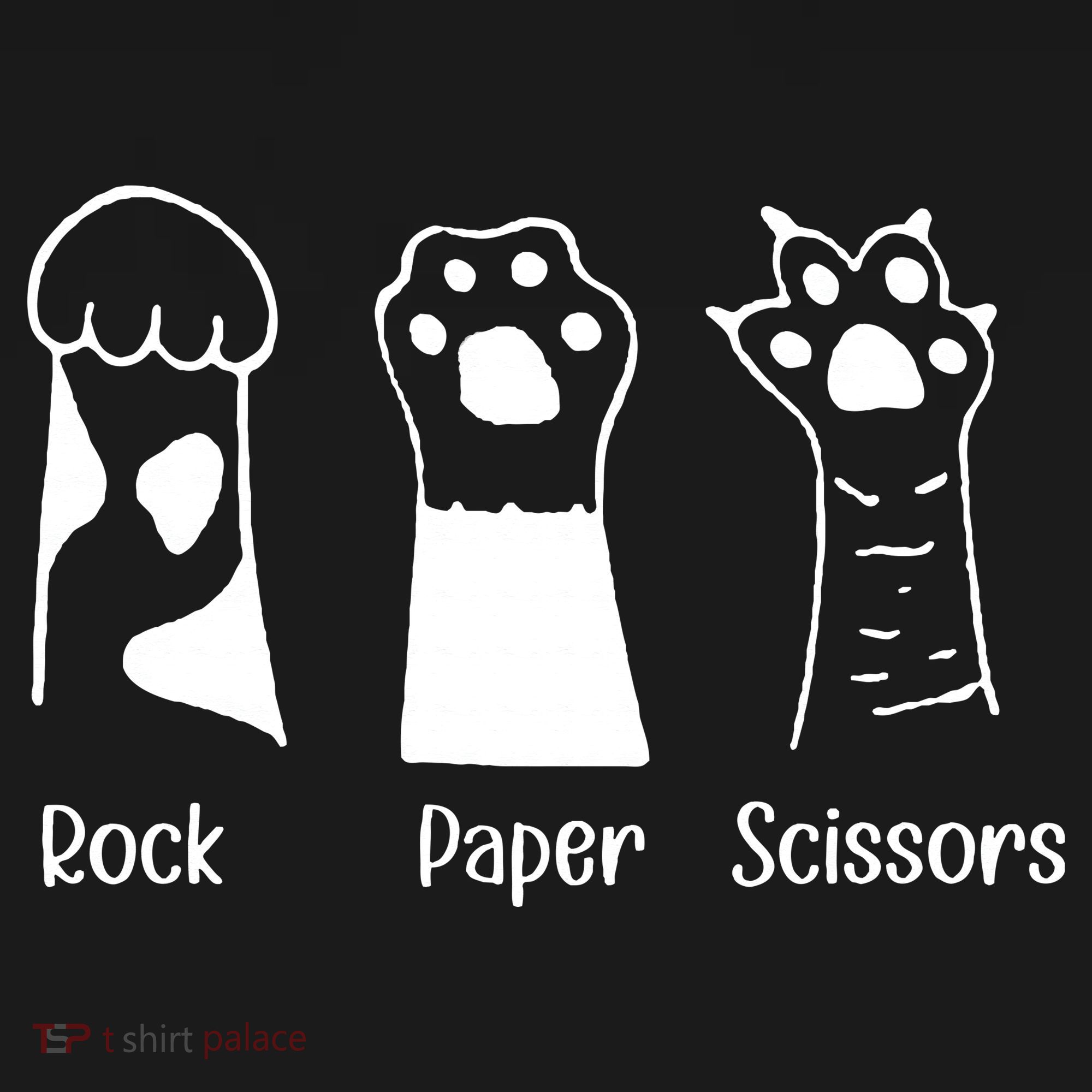 Rock Paper Scissors Funny Cat Paws Cute Kitten Lover Cats Baby Bodysuit