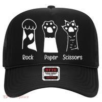 Rock Paper Scissors Funny Cat Paws Cute Kitten Lover Cats Hat thumb 0