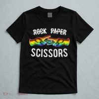 Rock Paper Scissors Lesbian Pride Rainbow Lgbt T-Shirt thumb 5