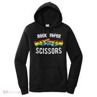 Rock Paper Scissors Lesbian Pride Rainbow Lgbt Women's Hoodie thumb 0