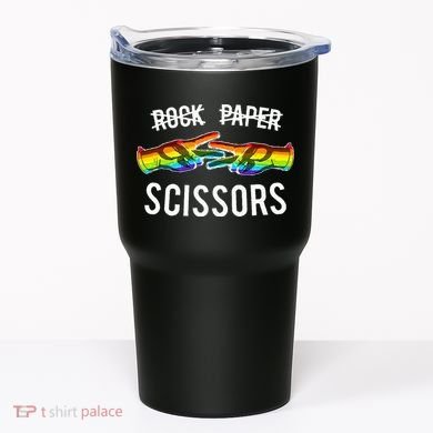Rock Paper Scissors Lesbian Pride Rainbow Lgbt Tumbler