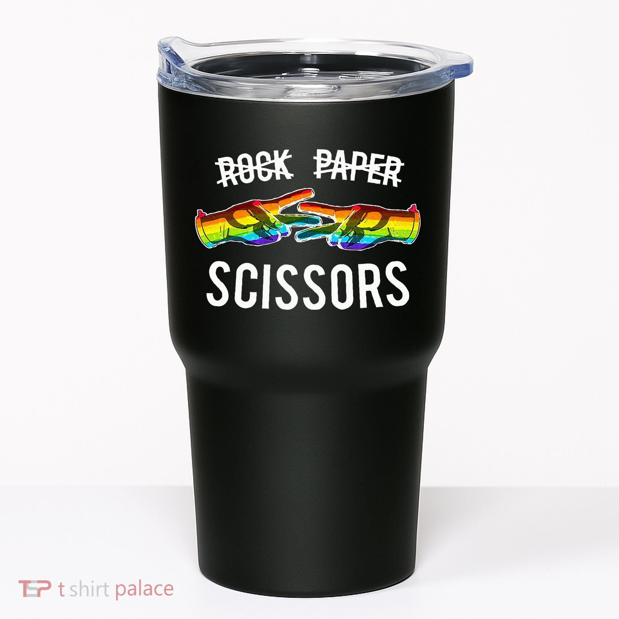Rock Paper Scissors Lesbian Pride Rainbow Lgbt Tumbler