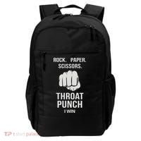 ROCK PAPER SCISSORS THROAT PUNCH Backpack thumb 0
