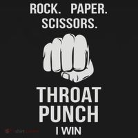 ROCK PAPER SCISSORS THROAT PUNCH Backpack thumb 2