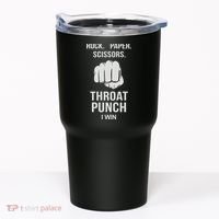 ROCK PAPER SCISSORS THROAT PUNCH Tumbler thumb 0