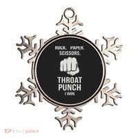 ROCK PAPER SCISSORS THROAT PUNCH Ornament thumb 0