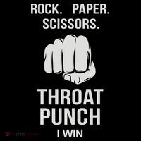 ROCK PAPER SCISSORS THROAT PUNCH Ornament thumb 1
