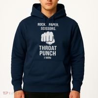ROCK PAPER SCISSORS THROAT PUNCH Hoodie thumb 2