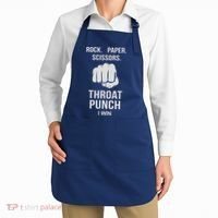 ROCK PAPER SCISSORS THROAT PUNCH Apron thumb 2
