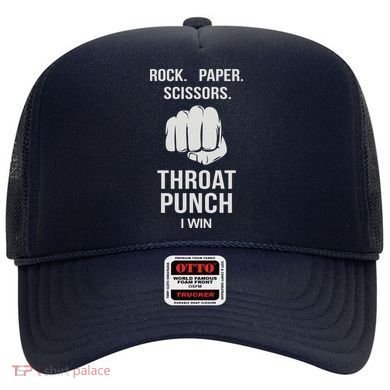 ROCK PAPER SCISSORS THROAT PUNCH Hat