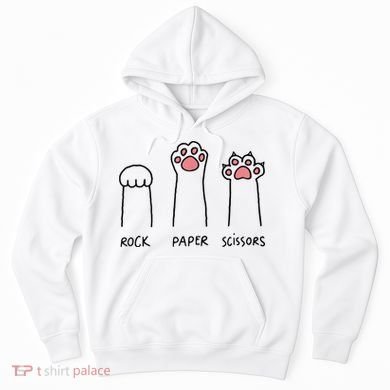 Rock Paper Scissors Cat Paws Hoodie
