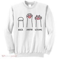 Rock Paper Scissors Cat Paws Sweatshirt thumb 0