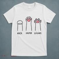Rock Paper Scissors Cat Paws T-Shirt thumb 5