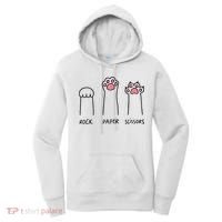 Rock Paper Scissors Cat Paws Women's Hoodie thumb 0