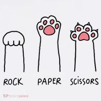 Rock Paper Scissors Cat Paws Baby Bodysuit thumb 2