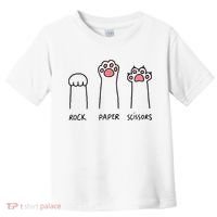 Rock Paper Scissors Cat Paws Toddler T-Shirt thumb 0
