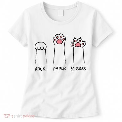 Rock Paper Scissors Cat Paws Women's T-Shirt