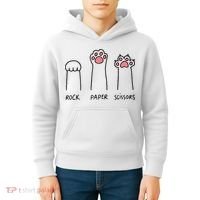 Rock Paper Scissors Cat Paws Kids Hoodie thumb 4