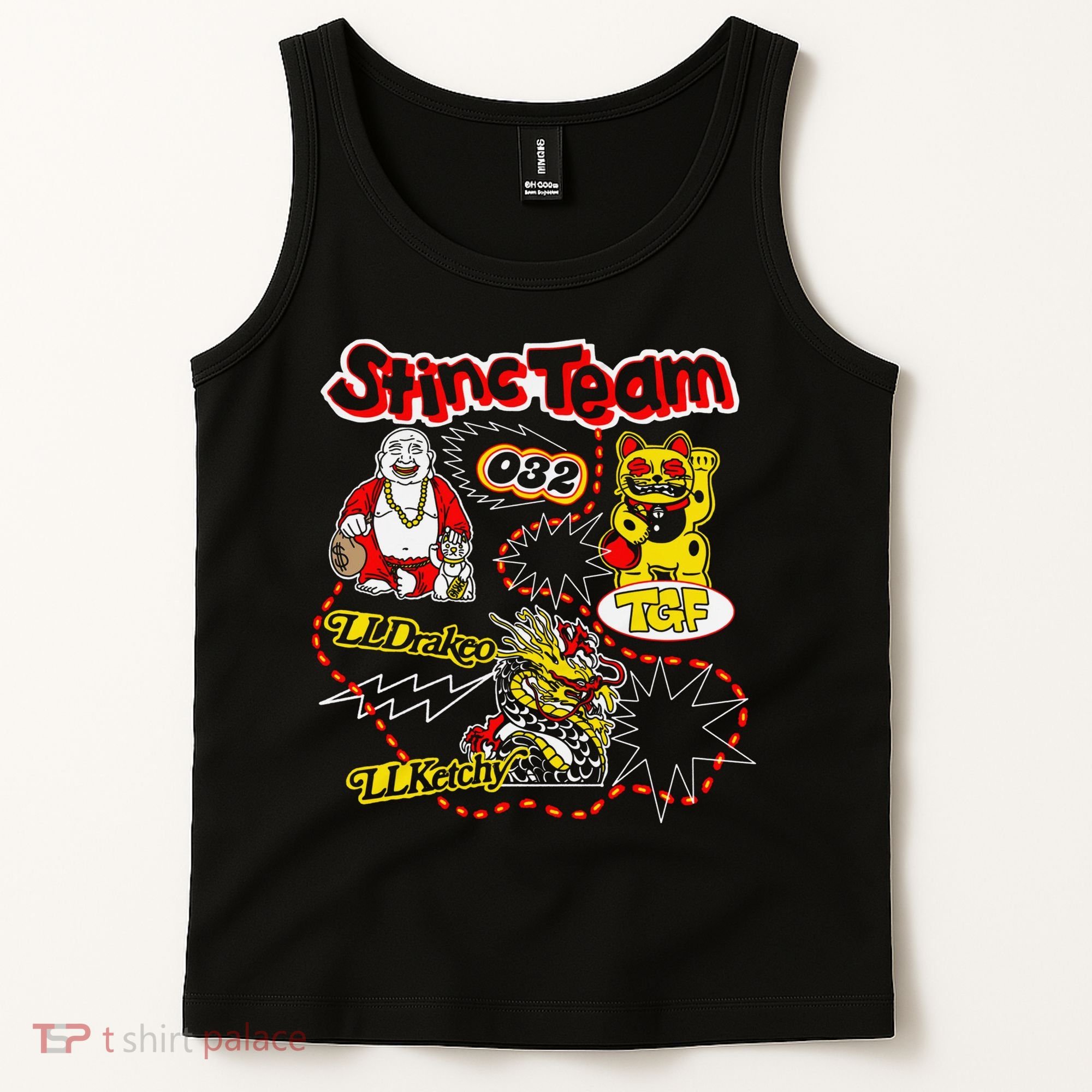RalfyThe Plug Stinc Team 032 Lldrakeo Llketchy TGF Tank Top