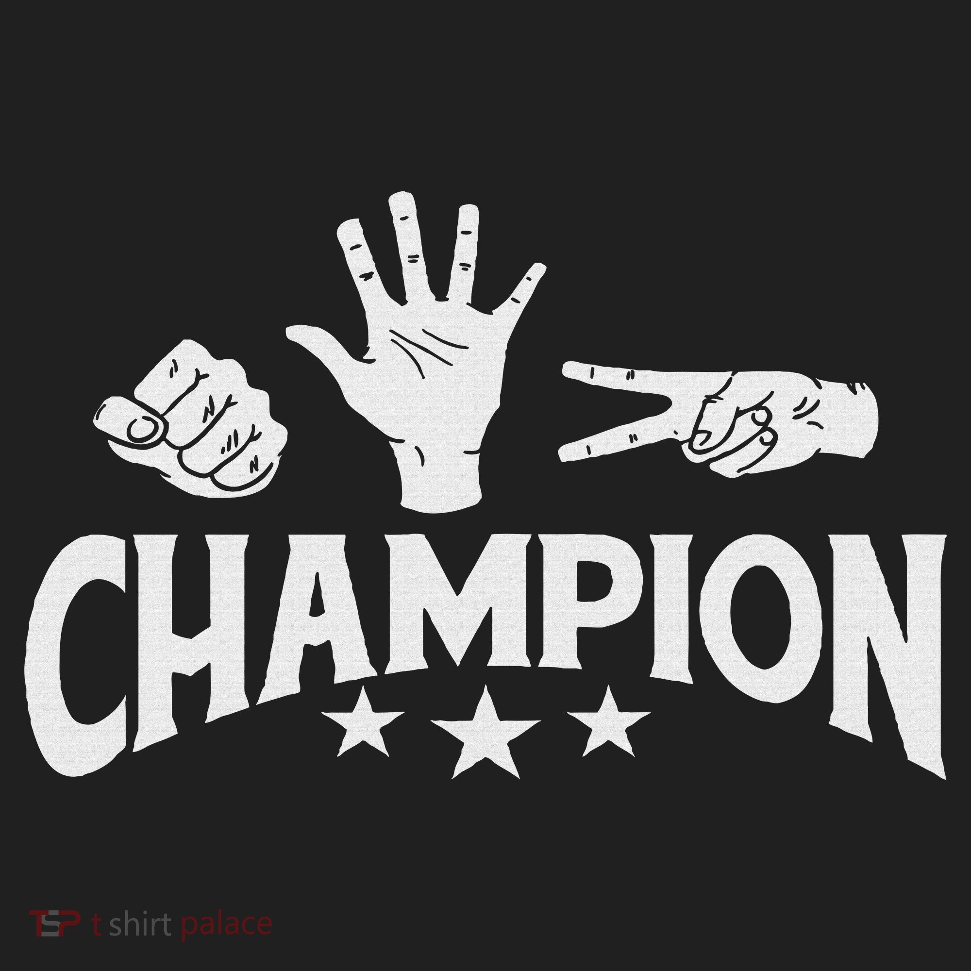 Rock Paper Scissors Champion Master Supreme Joke Novelty Comfort Colors Boxy T-Shirt