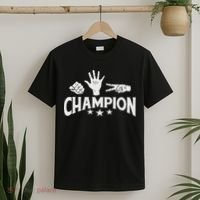 Rock Paper Scissors Champion Master Supreme Joke Novelty T-Shirt thumb 2