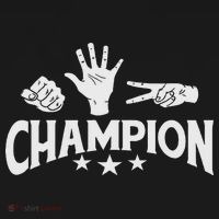 Rock Paper Scissors Champion Master Supreme Joke Novelty Coaster thumb 2