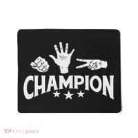 Rock Paper Scissors Champion Master Supreme Joke Novelty Mousepad thumb 0