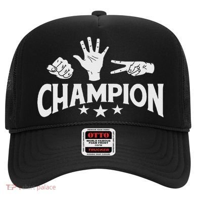 Rock Paper Scissors Champion Master Supreme Joke Novelty Hat