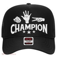 Rock Paper Scissors Champion Master Supreme Joke Novelty Hat thumb 0