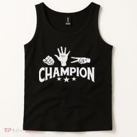 Rock Paper Scissors Champion Master Supreme Joke Novelty Tank Top thumb 2