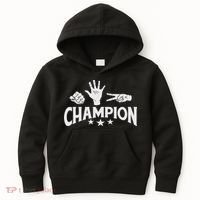Rock Paper Scissors Champion Master Supreme Joke Novelty Kids Hoodie thumb 0