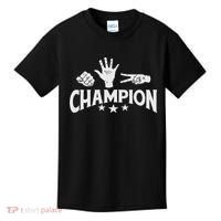 Rock Paper Scissors Champion Master Supreme Joke Novelty Kids T-Shirt thumb 0