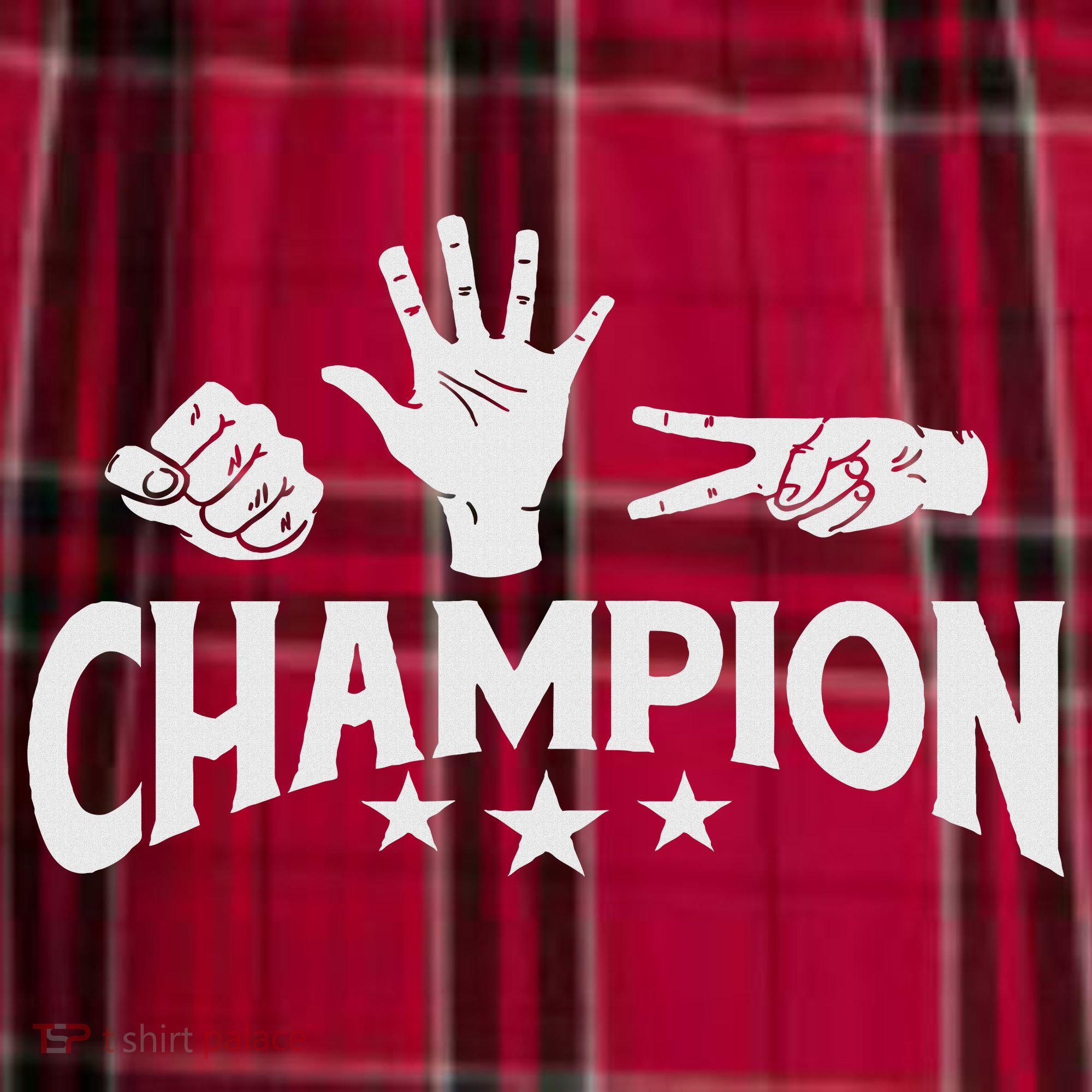 Rock Paper Scissors Champion Master Supreme Joke Novelty Men's Flannel Plaid Pajama Pants