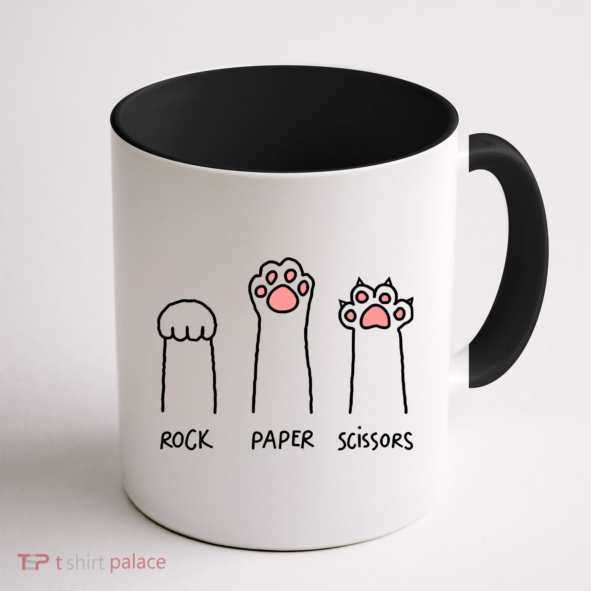 Rock Paper Scissors Coffee Mug
