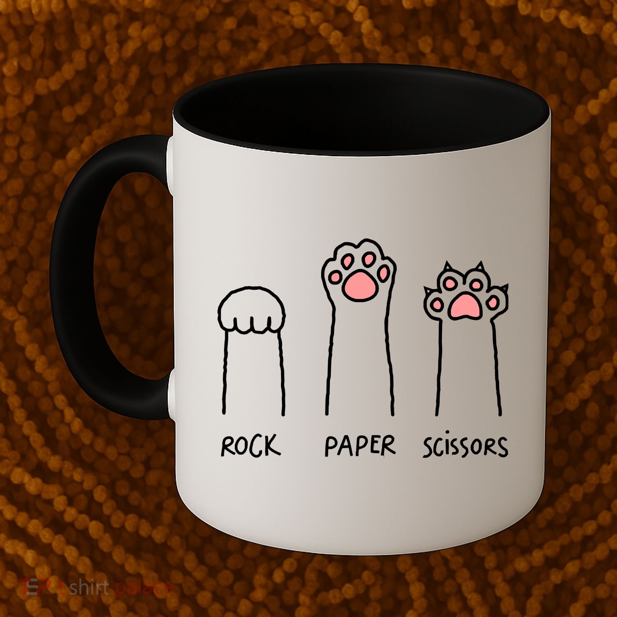 Rock Paper Scissors Coffee Mug