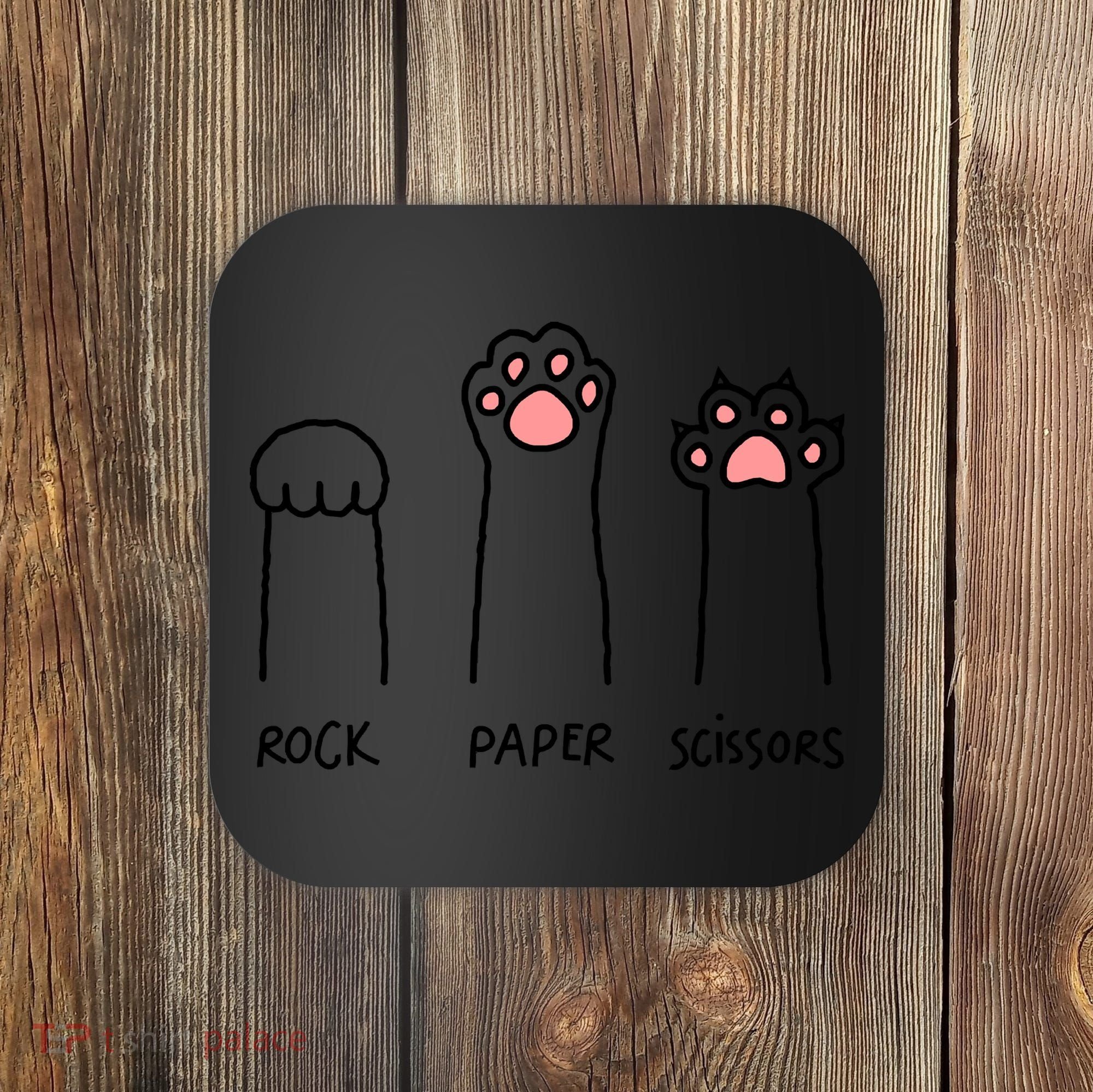 Rock Paper Scissors Coaster
