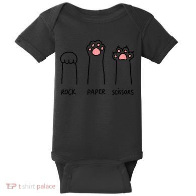 Rock Paper Scissors Baby Bodysuit