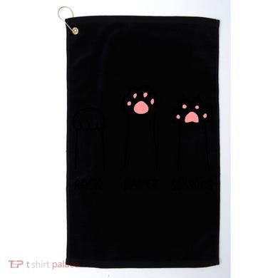Rock Paper Scissors Golf Towel