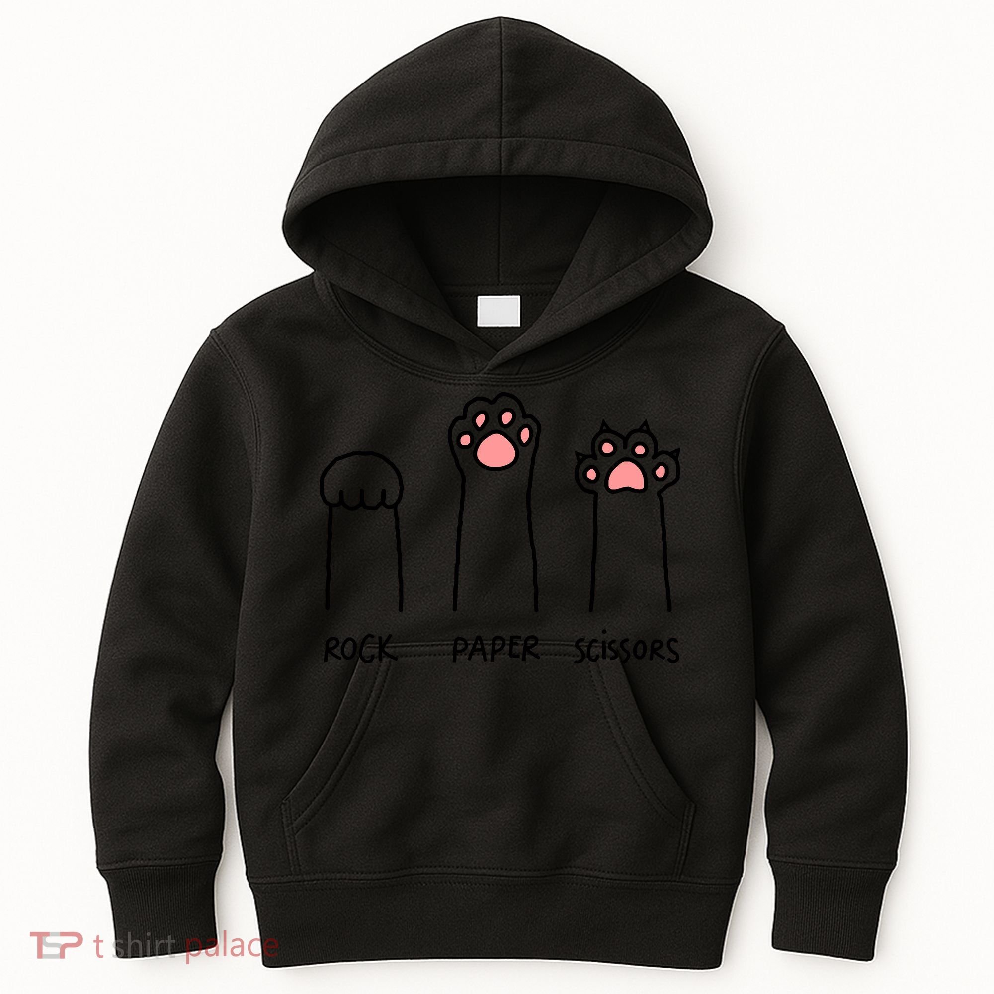 Rock Paper Scissors Kids Hoodie