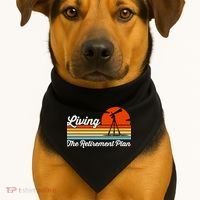 Retirement Plan Sky Observing Telescope Astronomy Fan USA-Made Doggie Bandana thumb 1