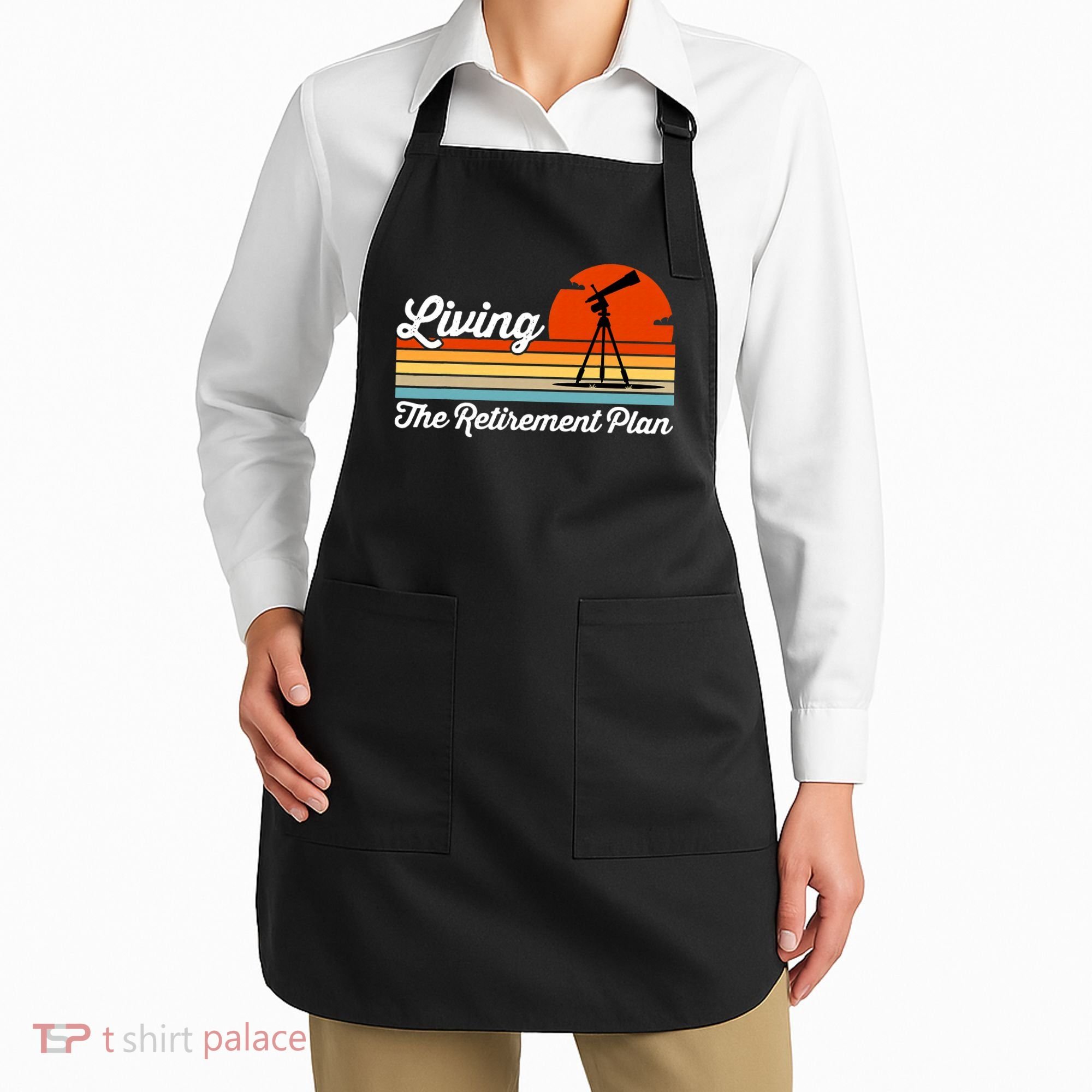 Retirement Plan Sky Observing Telescope Astronomy Fan Apron