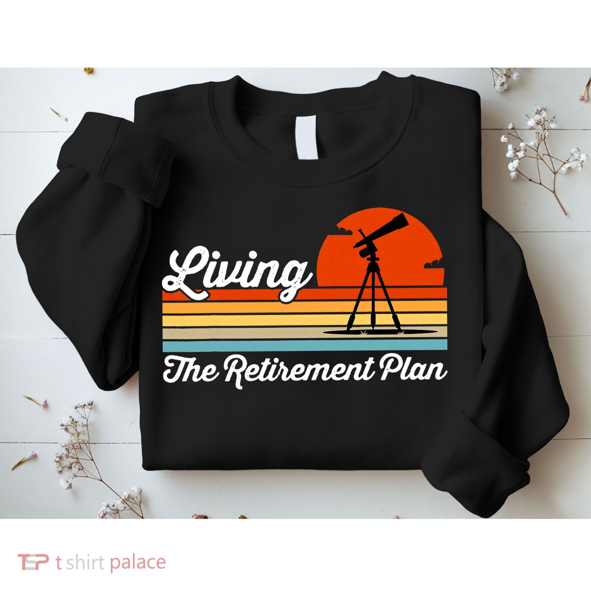 Retirement Plan Sky Observing Telescope Astronomy Fan Sweatshirt