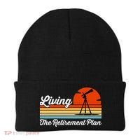 Retirement Plan Sky Observing Telescope Astronomy Fan Beanie thumb 0